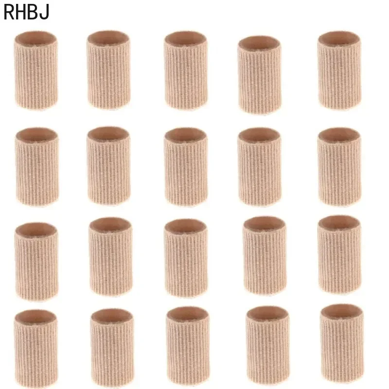 RHBJ 2piece=1pair Professional New Fabric Gel Tube Bandage Finger Toe Protector Foot Feet Pain Relief Foot Care