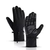 Golovejoy Warm Cycling Gloves Zipper Touchscreen Waterproof Windproof Plus Velvet Wear-Resistant Mittens For Men Riding Running 6
