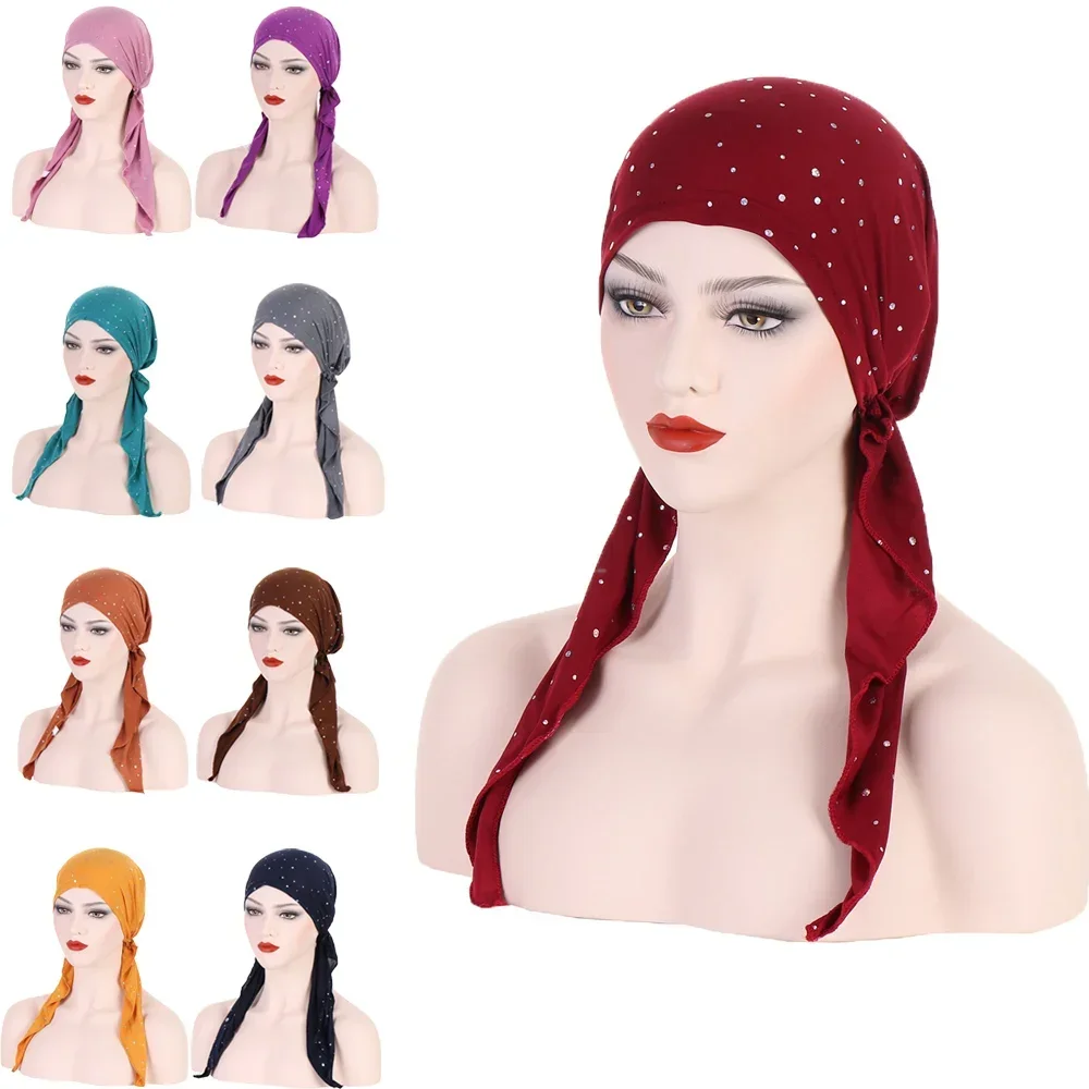 Turbante Donne Con Treccia - Copricapo Morbido Per Chemio O Stile