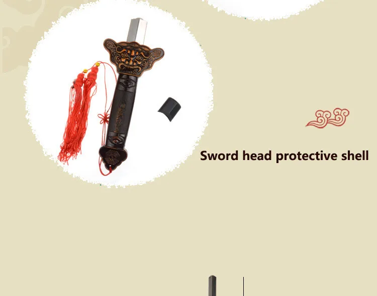 Description Picture 6 of itemStainless Steel Telescopic Sword Fitness Tai Chi Sword Folding Morning Exercise Martial Arts Performance Sword Magic Performance