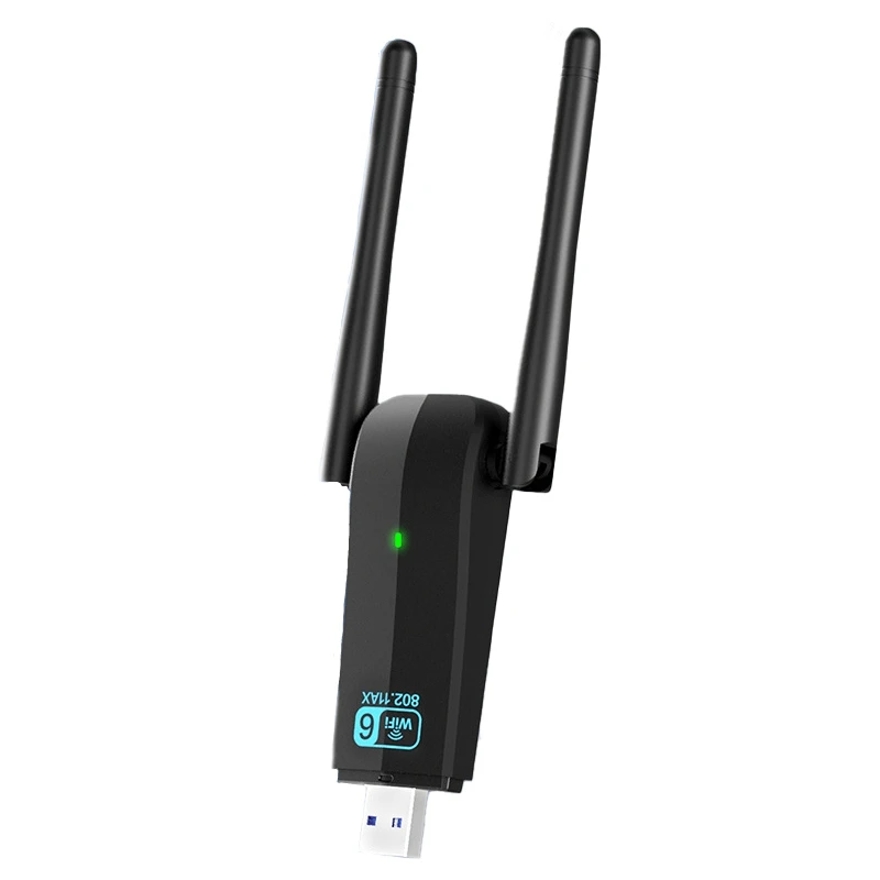 

Wi-Fi 6 USB адаптер двухдиапазонный AX1800 2,4G/5 ГГц беспроводная сетевая карта USB 3,0 WiFi6 адаптер для Windows 7/10/11