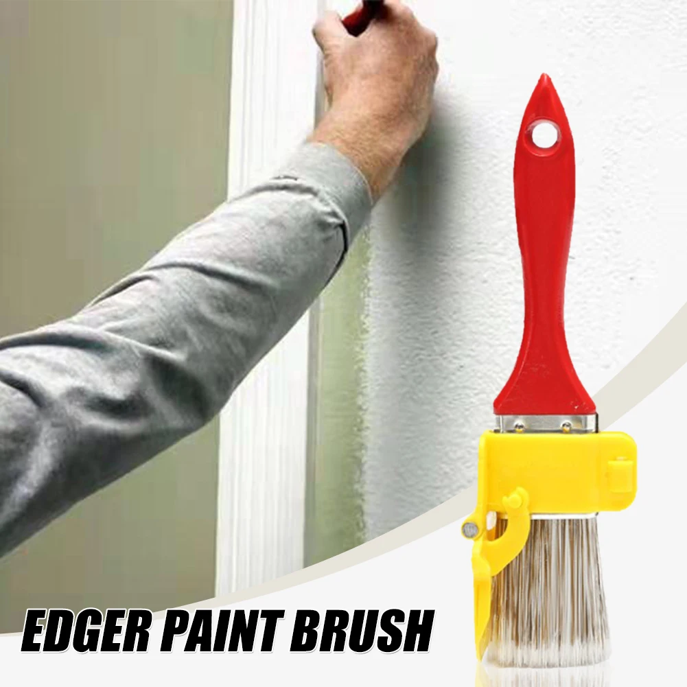 1Set Clean Cut Profesional Edger Paint Brush Edger Brush Tool Multifunctional for Home Wall Room Detail Paint Tool DIY Tool
