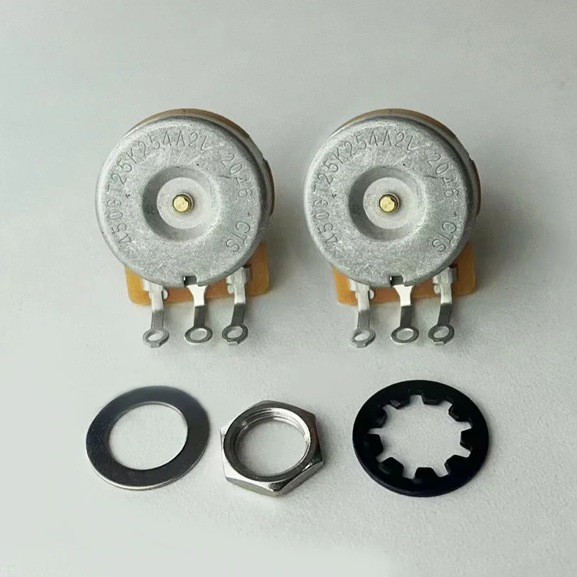

Guitar potentiometer 250/500K electric guitar bass knob volume tone copper shaft guitar potentiometer