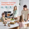 Smart 11-in-1 Air Fryer Toaster Oven Combo, Airfryer Convection Oven Countertop, Bake,Roast,Reheat, Broil, Dehydrate,94 Recipes 6