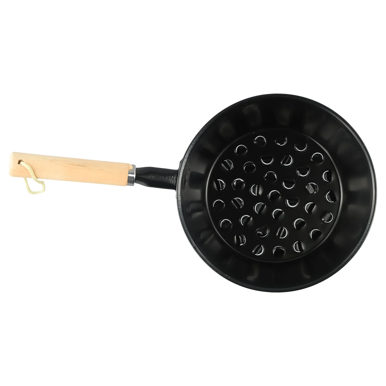 1pc Chimney Charcoal Starter Pot Barbeque BBQ Grill Wood Handle Portable Charcoal Brazier Outdoor Camping Grilling