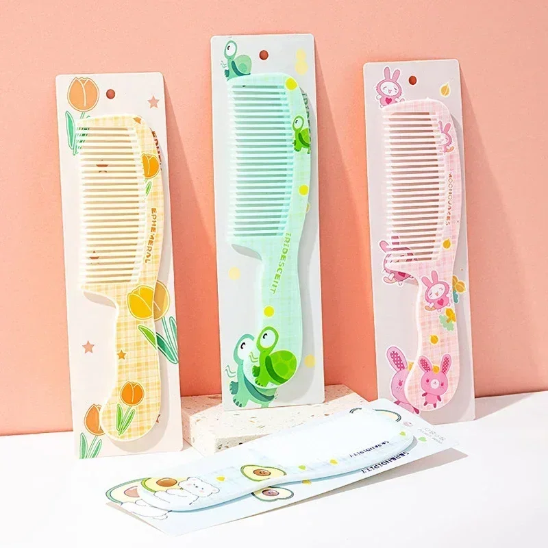 Portable Untangling Hair Brush Health Care Tools Combs Kids Cute Rabbit Bear Children Hairbrush Comb Girls Accessories