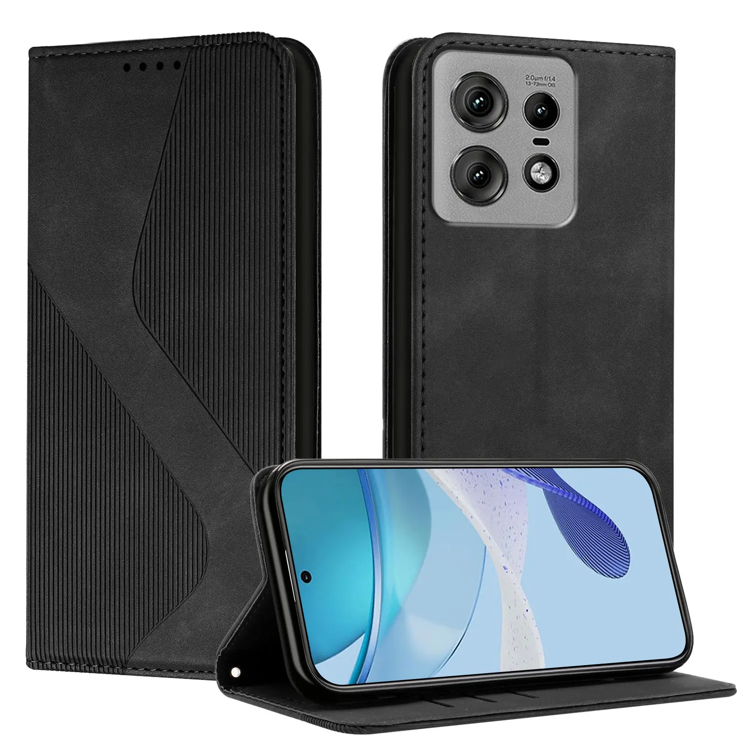 Leather Wallet Flip Case for Motorola Edge 60 Series