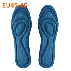 Orthopedic Sport Insoles with Shock Absorption and Breathable Arch Support for Comfortable Foot Relief (Blue)