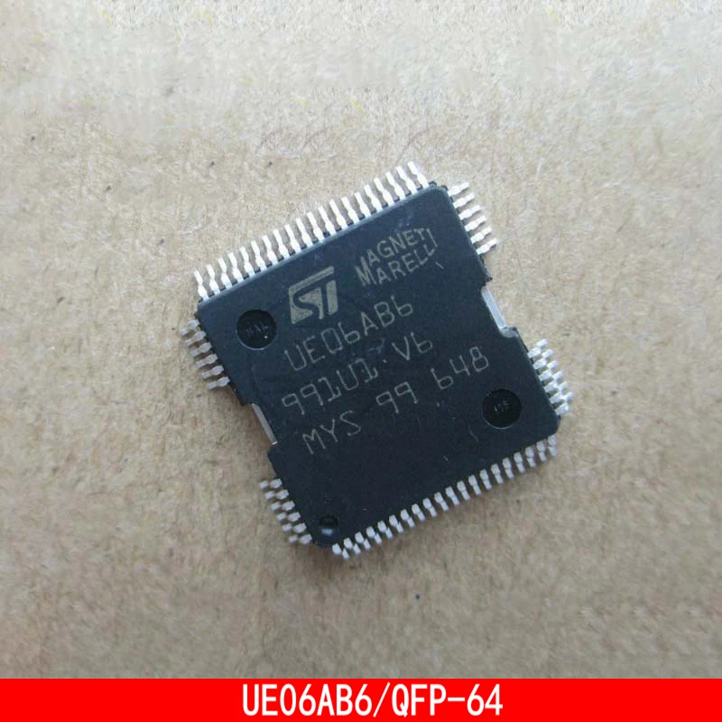 1-5PCS UE06AB6 QFP-64 Automobile board fragile chip IC In Stock 1 5pcs m93c76 wmn6tp 93c76wp 93c76wb sop 8 automobile instrument storage chip in stock