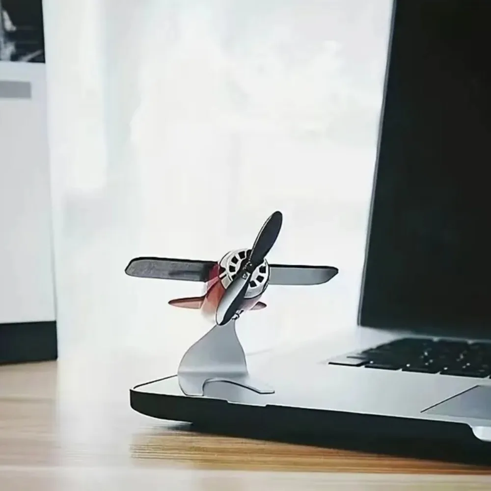 Solar Airplane Ornament 4