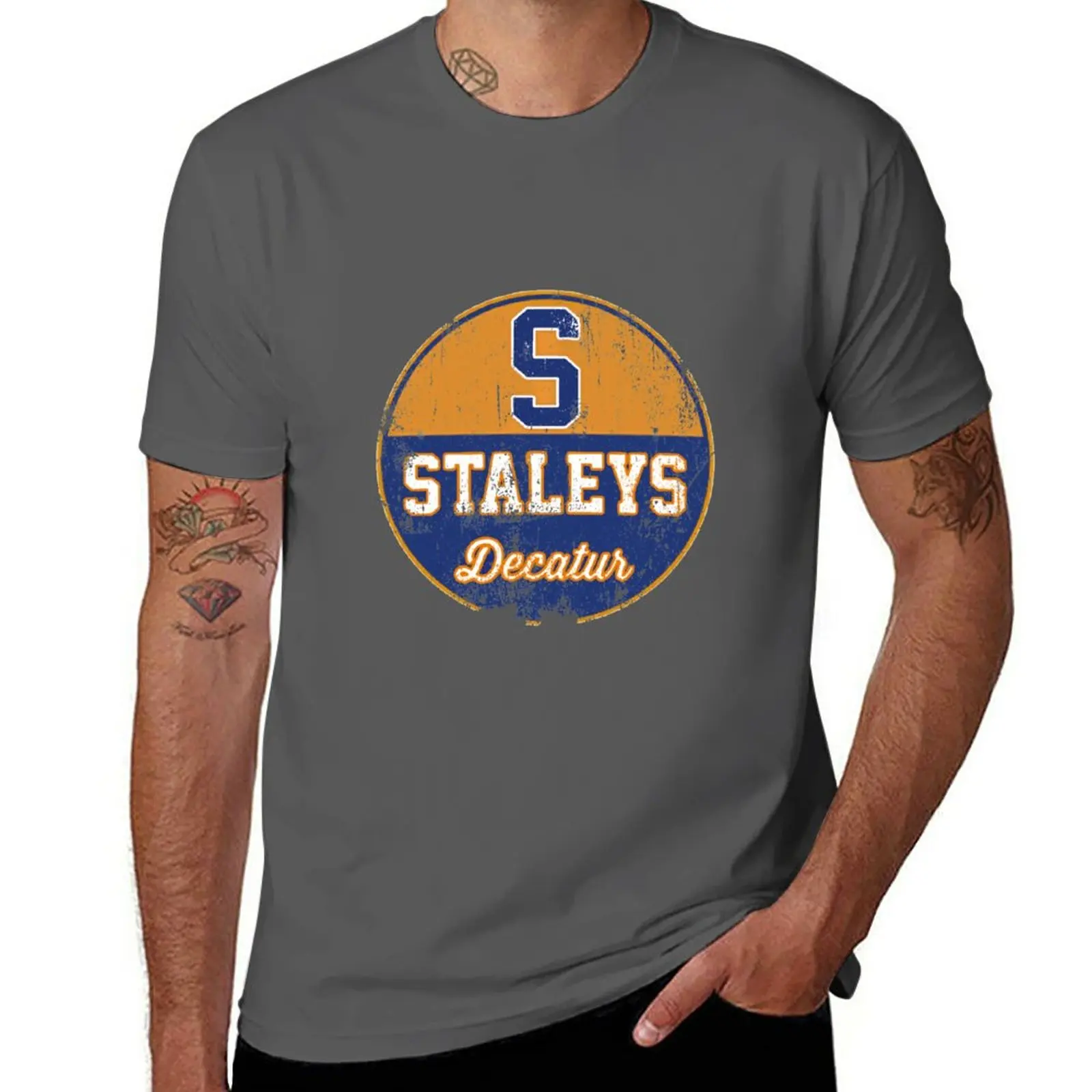 

Decatur Staleys T-Shirt funnys hippie clothes Short sleeve tee men