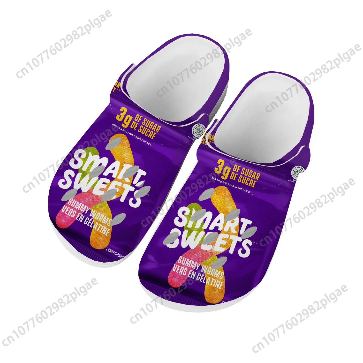 Funny Candy Food Snack 3D Print Men Women Classic Clogs Slippers Shoes EVA Ligtweight Sandals Summer Beach Outdoor-3