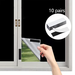 Ultimate Privacy Blackout Window Film - Complete Light Block & Privacy Solution - 150x200cm (With Velcro Tool Set)