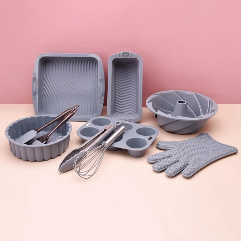 Silicone Cake Mold Scrape Oil Brush 10 Pieces silicone oil brush