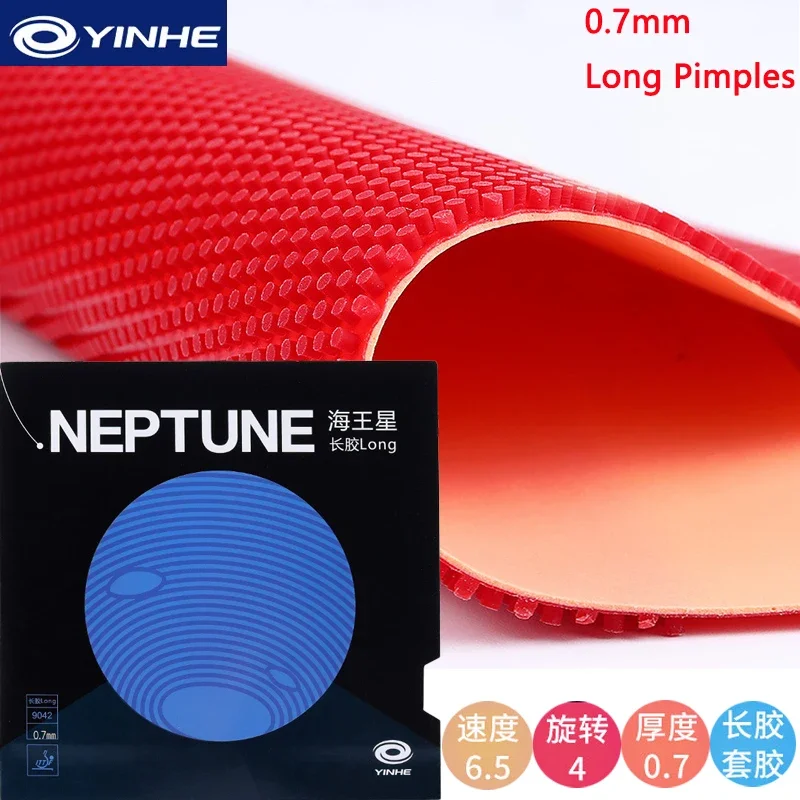 Original YINHE Table Tennis Rubber Sheet Long Pimples OX Defensive Counterattack Particle Cut Loop Pong Pong Rubber 0.7mm