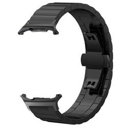 Luxury Stainless Steel Metal Strap - Premium Replacement Band Bracelet - Galaxy 8 40mm (Black)