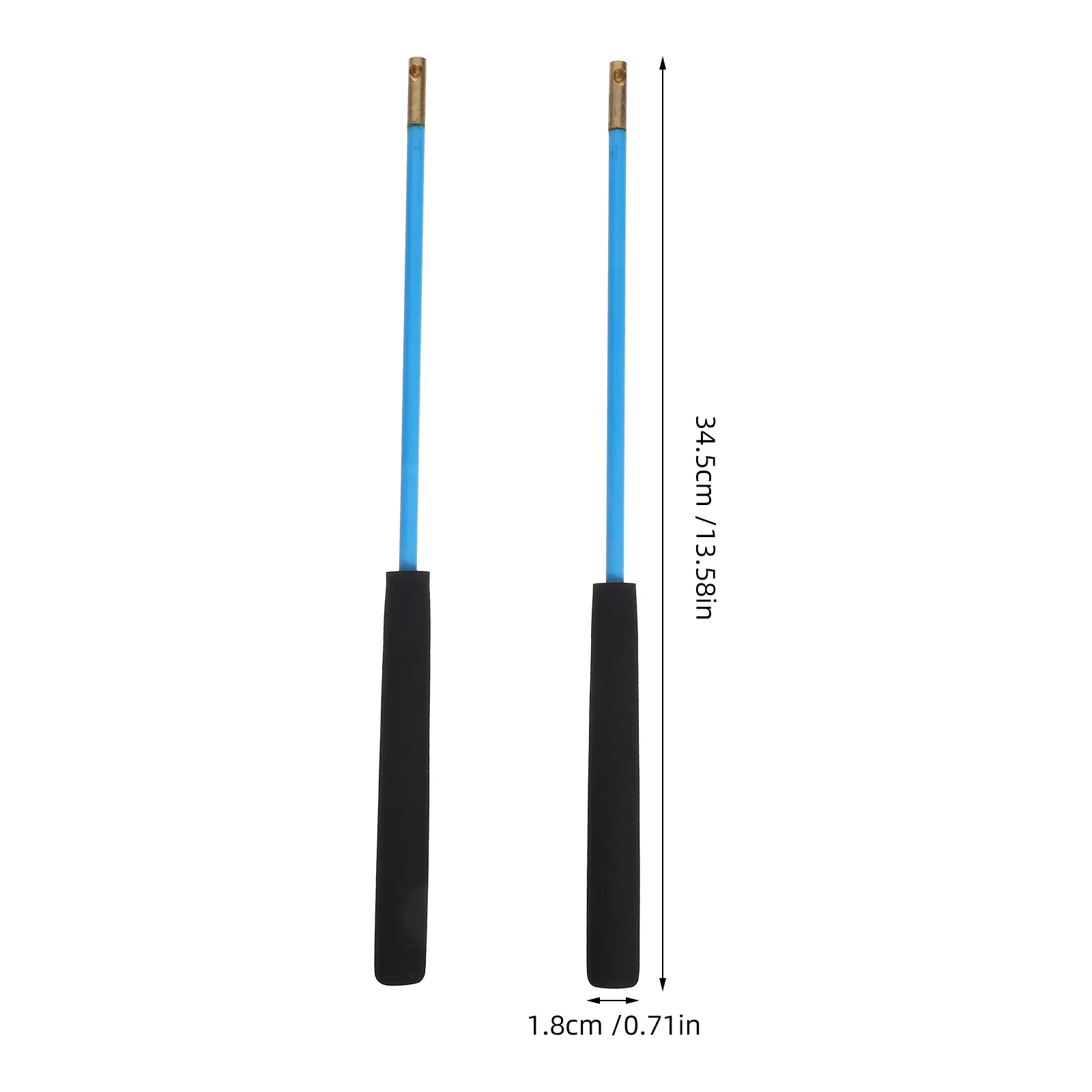 Toys Diabolo Shaker Stick Solid Supplies Professional Sticks Acrobatics Juggling Handstick for The Elderly Fitness 2 Pcs