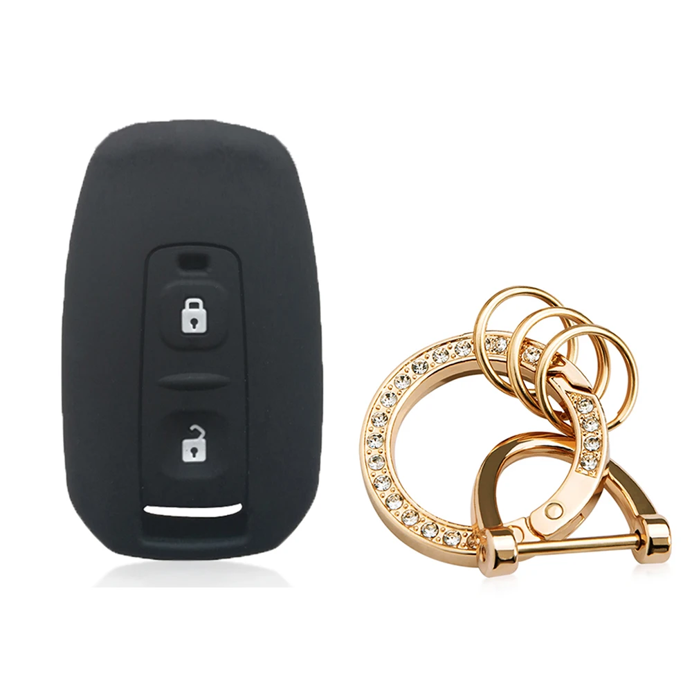 2 Button Silicone Key Cover Case Remote Control Shell Holder Keychain Car Styling Keyless Protection For TATA Vista Manza Indica