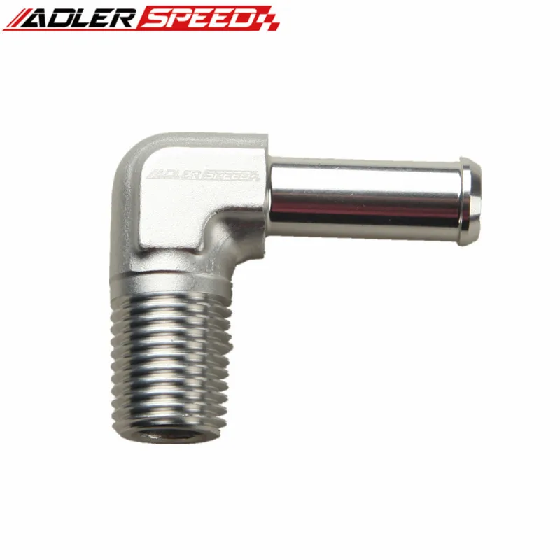 Raccordo Tubo Angolare A 90 Gradi NPT Maschio 3/8 Pollici X 1/4 Di - Foto 5