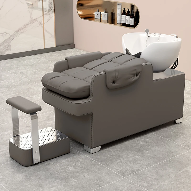 Sedie da salone creative Sedie per shampoo moderne e minimaliste Salvaspazio Lavatesta Parrucchiere Professiona PoltronaSalon Furniture - immagine 5