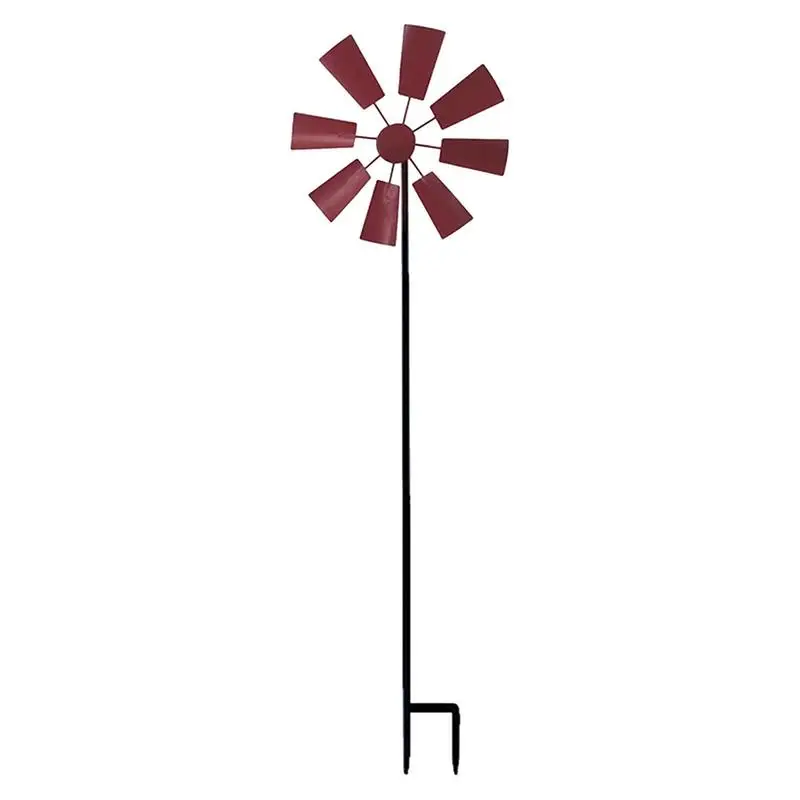 

Wrought Iron Metal Windmill Windmill Metal Sculpture Garden Decoration Yard Winnower Garden Ornament Garden Decorations