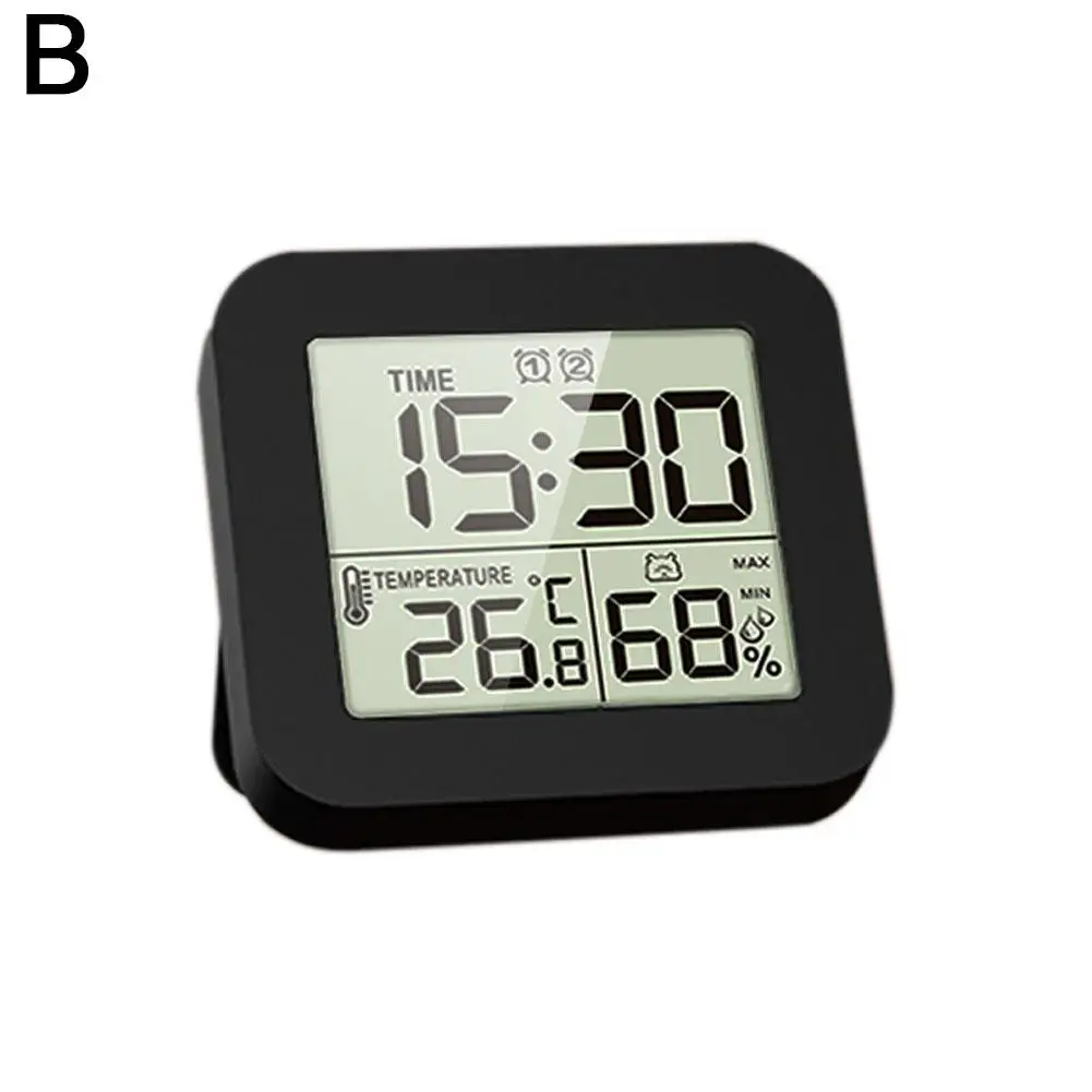 Waterproof Digital Bathroom Clock Shower Timer With Alarm Clocks For Cooking Shower Makeup Timer Function New Backlight Clo I9r6 5