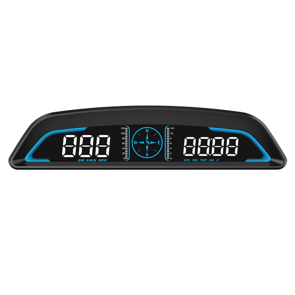 Driving Safety GPS Speedometer 5.5 Inch LCD HUD Display Driving ...