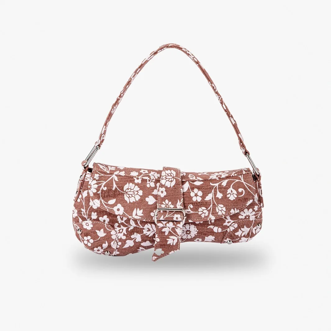 New Fashion Women's Elegant Shoulder Bag flower Pattern Fashion Women's Handbag High Quality Luxury Brand Women's Bag