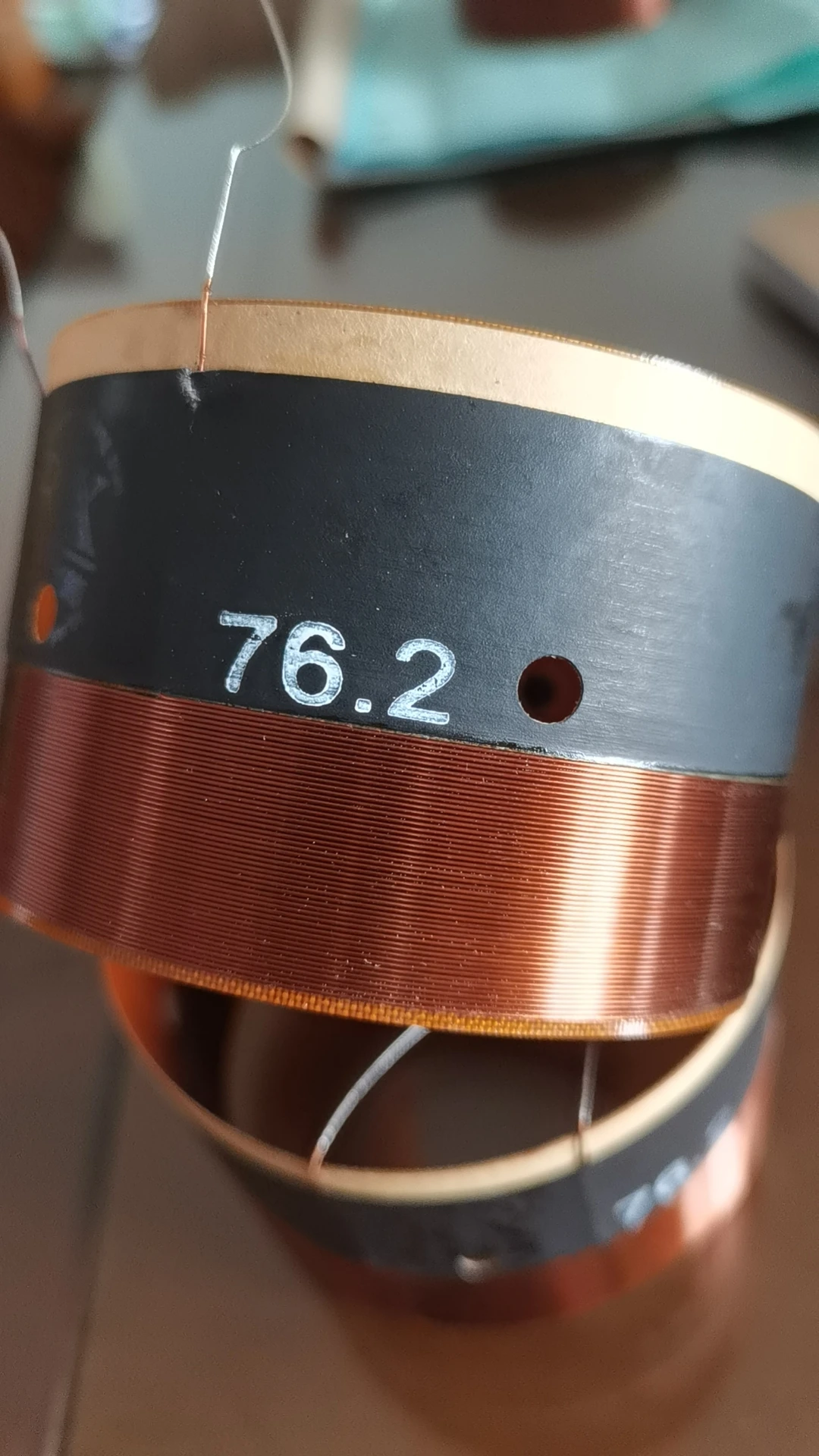 76.2mm 3" 8 Ohm 2 layers In&Out with copper wire voice coil for Repair B&C 12FW76 12NDL76-8 12FL76-8 woofer bass Speaker