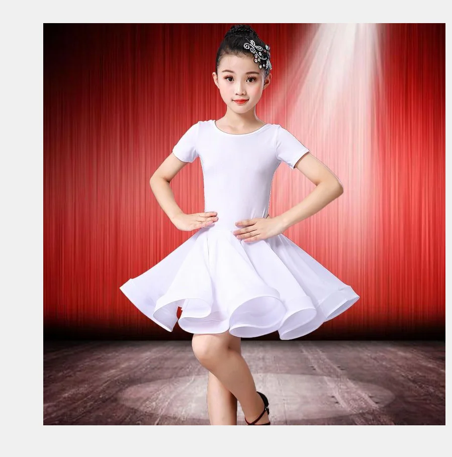 Robe De Danse Latine Pour Fille, Costume De Danse Pour Enfants, Robes