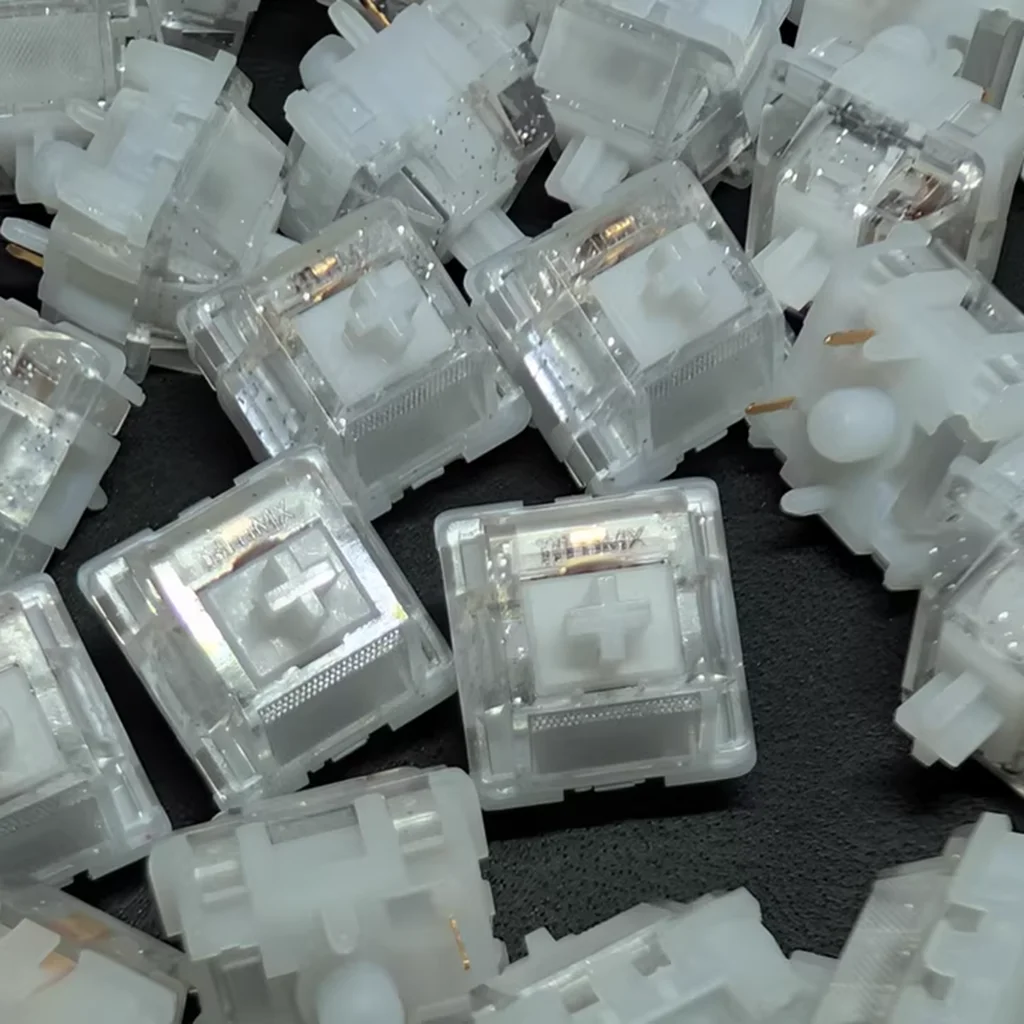 HMX Hydra Switch táctil 5 pines accesorios de teclado mecánico personalizado 37g 42g 50g lubricación de fábrica SMD RGB párrafo avanzado