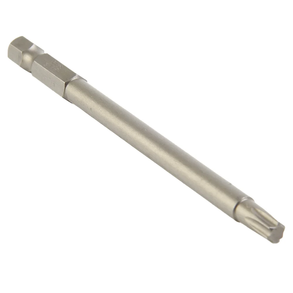 Sechskantschaft, Magnetkopf-Torx-Schraubendreher, Bit aus legiertem Stahl, 100 mm, T7/8/9/10/15/20/25/27/30/40, manipulationssicherer Stern für Sicherheit – Detail 20