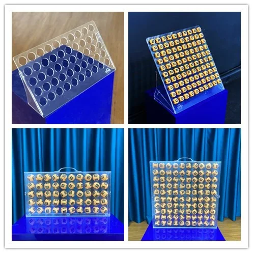 High quality ball box with capacity of 50/100 lotto balls bingo ball storage box storage rack 4cm5cm6cm