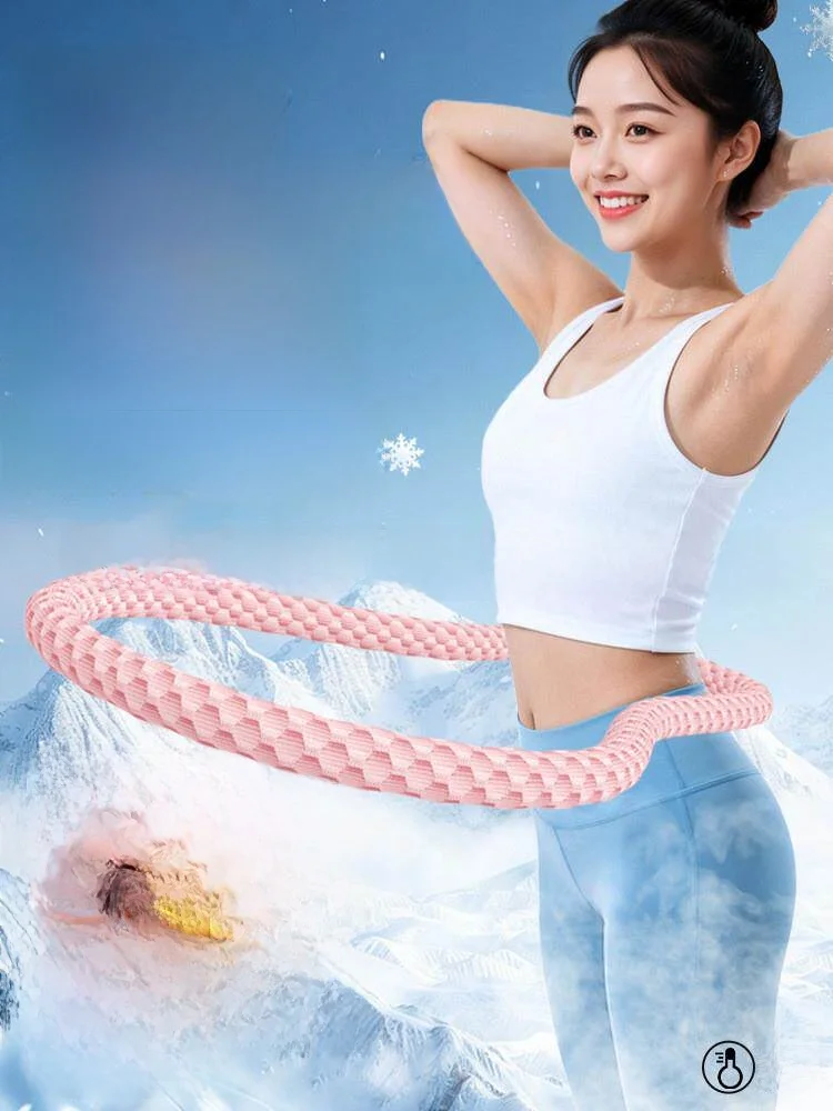 피트니스 훌라후프 여성용 복부 트리머 소프트 바디 아이스 센세이션 저소음 회..