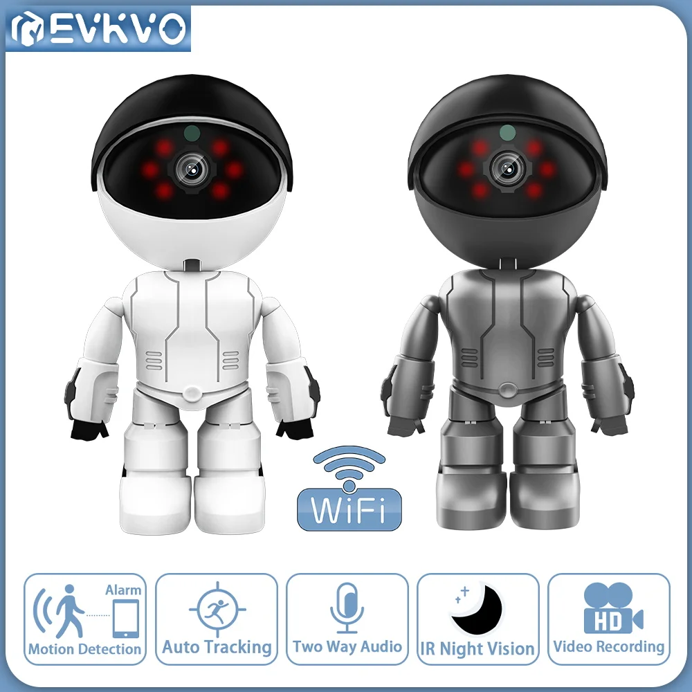 4mp Robot Ptz Wifi Ip Camera Indoor Videcam Surveillance Cameras With