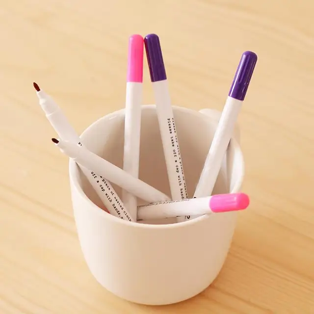 Air Erasable Pen Water Soluble Fabric Marker Vanishing Ink Pen Fabric  Marking Auto-disappear For Clothing DIY - Price history & Review, AliExpress Seller - Chou Chou's Store