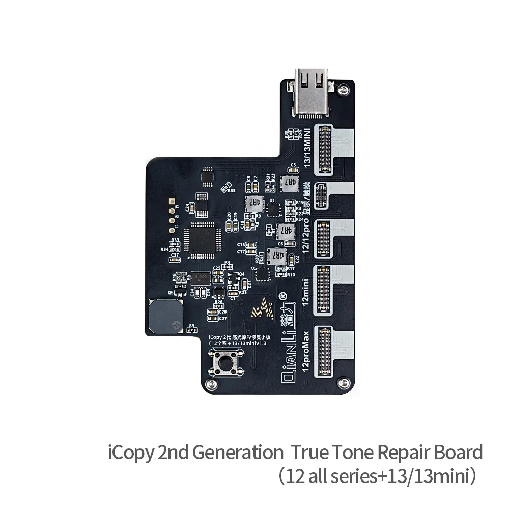 Qianli icopy 2.2 iphone 15 true tone display restore face fix battery cycle reset Vibrator base band repair icopy plus 2.2 iphone battery repair flex mobile phone test cable dot matrix repair cable iphone camera repair cable