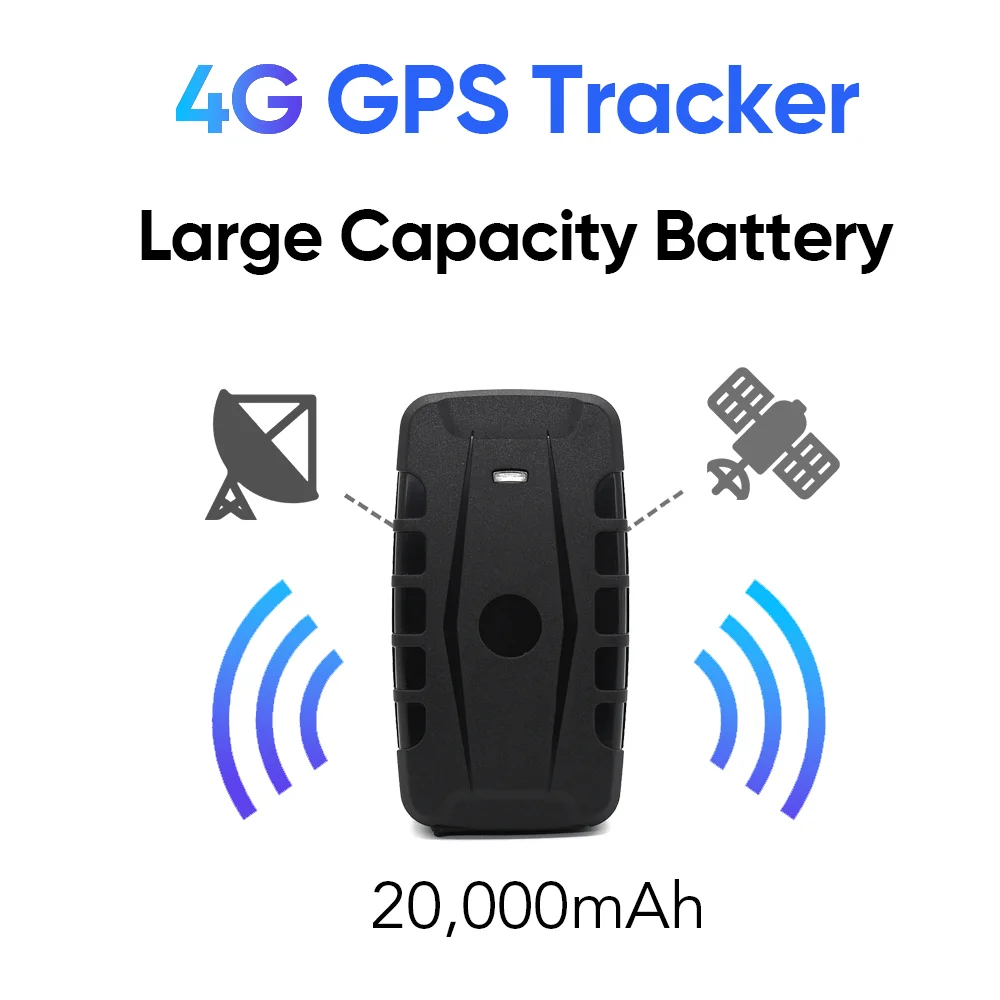 

4G GPS Tracker 20000mAh Anti-Theft Car Long Distance Real-Time GPS Locator Tracking Device Long Standby Time Car Location Korea