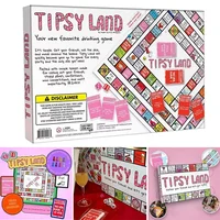 Tipsyland Drinking Board Game for Adults, Party Funny Drinking Games, Tipsy Games Interactive Drinking Board Game Party Games 1