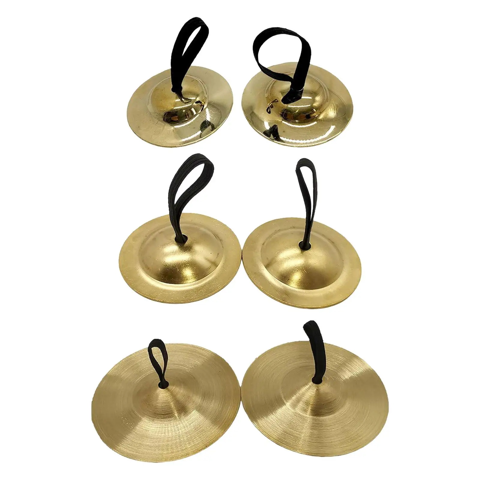 

Kids Handheld Cymbals Rhythm with Finger Rope Crash Cymbal for Kids for Games Ensembles Concerts Recitals Chorus Presentations