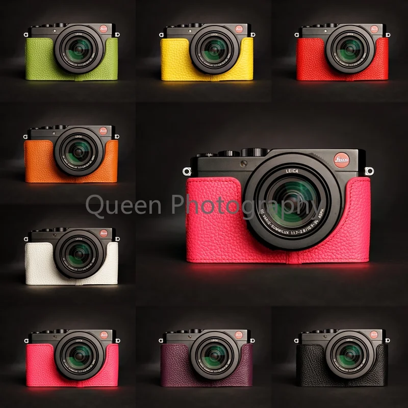 Custodia Protettiva Per Fotocamera In Vera Pelle Di Vacchetta Per Fotocamera Da Lavoro Manuale Per Leica D-Lux Typ109 D-Lux 7 Custodia Protettiva Per 