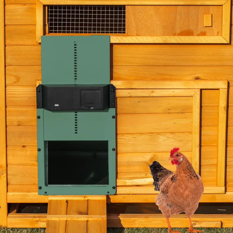 Automatic Chicken Coop Door Light Sensor Chicken House Door High Quality Practical Farm Pets Duck Cage Farm Decor Chicken Coop Door Chicken Coop Door Opener