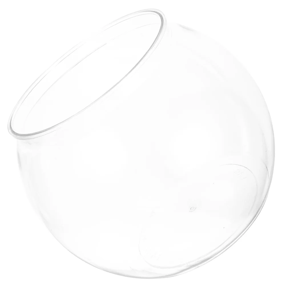 

Plastic Fish Bowls Round Aquarium Clear Fish Keeper Fishbowl Golden Fish Tank Vase Pot Goldfish Bowl Fish Bowls Diy Snow