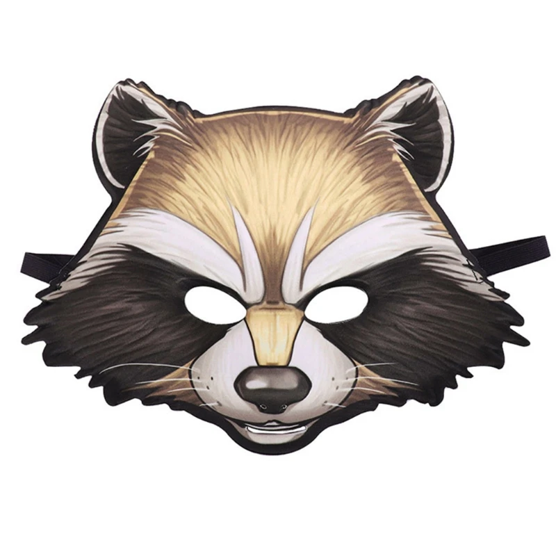 

Raccoon Mask Adult Beer Cosplay Mask Halloween Masquerade Party Costume Prop