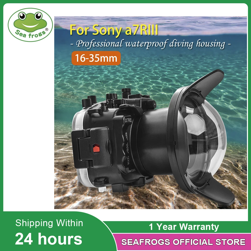Seafrogs IPX8 40meter Black Waterproof Camera Case for Sony A7RIII