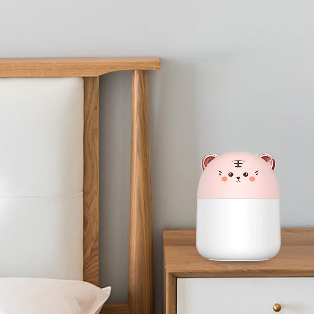 250ml Air Humidifier Cute Aroma Diffuser with Night Light Home Cool Mist