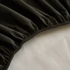 Waterproof Solid Color Fit Sheet Single Queen Size Fitted Sheet 137x193 160x200 Mattress Cover With Elastic Band Bed Cover 6