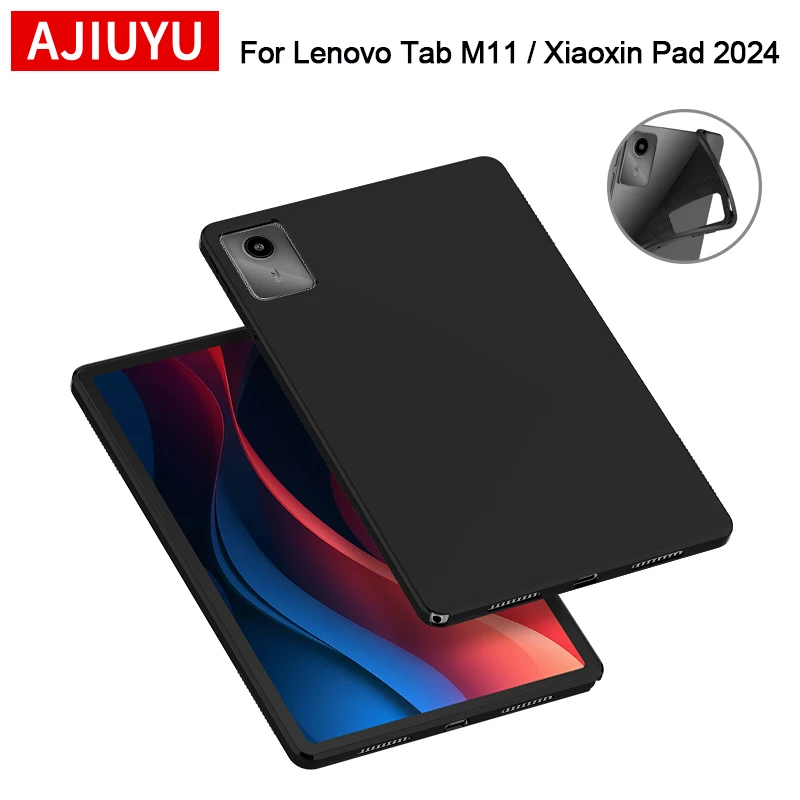 Premium Soft Silicon TPU Tablet Back Cover Case - 11 Inch