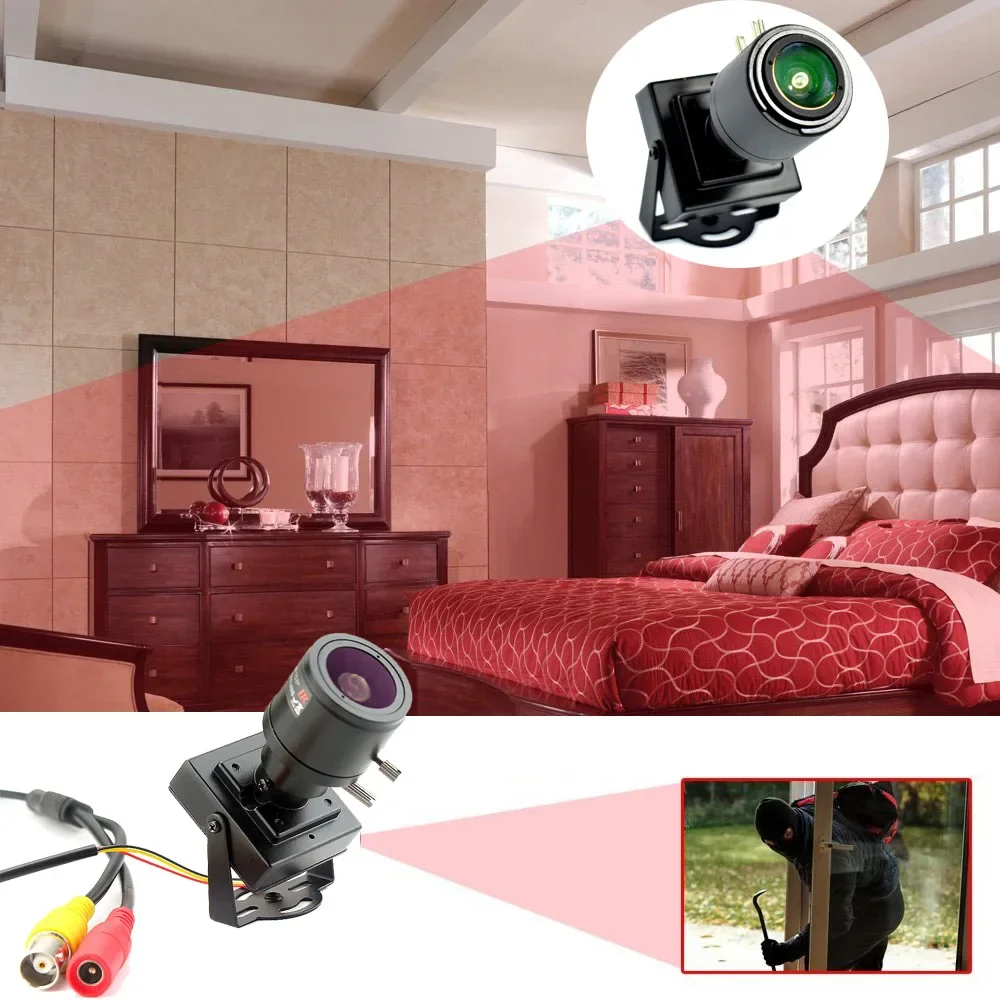 Uvusee CCTV  1000TVL 960H 2.8-12MM Varifocal Zoom Lens Security camera D/N Mini surveillance Camera