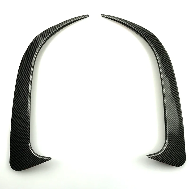 For Mercedes-Benz CLA 45 AMG W117 250 200 2014-2018 Gloss Black ABS Rear Bumper Lip Spoiler Canards Vents Free Shipping